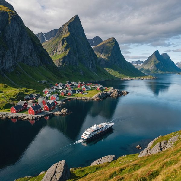 Quels sont les meilleurs itinéraires pour une croisière dans les îles Lofoten, Norvège?