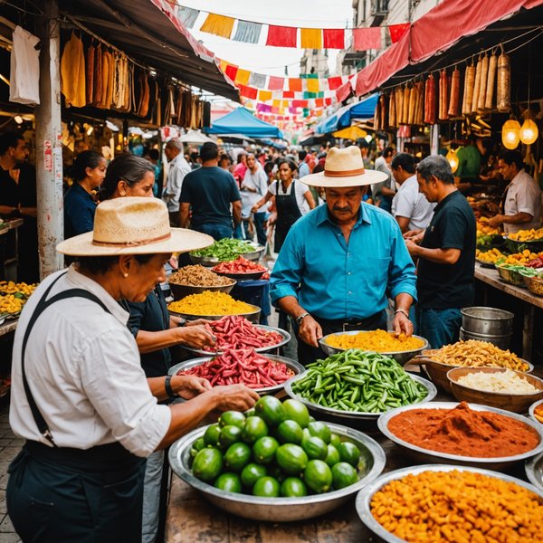 Comment organiser un voyage gastronomique à travers les marchés de rue au Mexique?