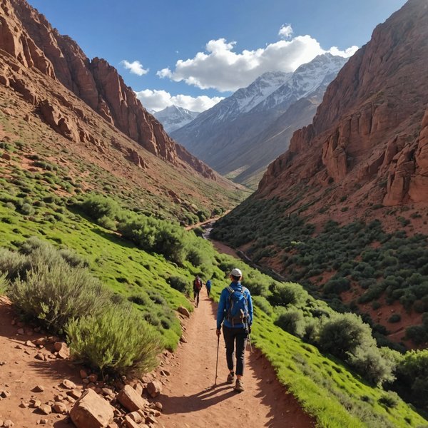 Quels sont les meilleurs itinéraires pour une randonnée dans les montagnes de l'Atlas, Maroc?